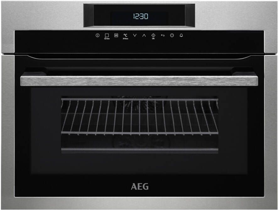 AEG KMS761000M inbouw combimagnetron met 90 automatische programma&apos;s en TouchControl tiptoetsen