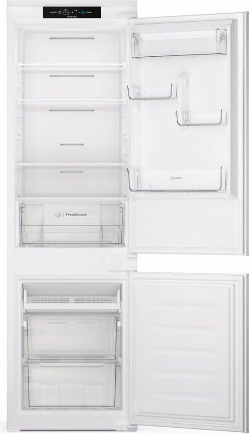 Indesit INC18 T311 Inbouw koel vriescombinatie Wit