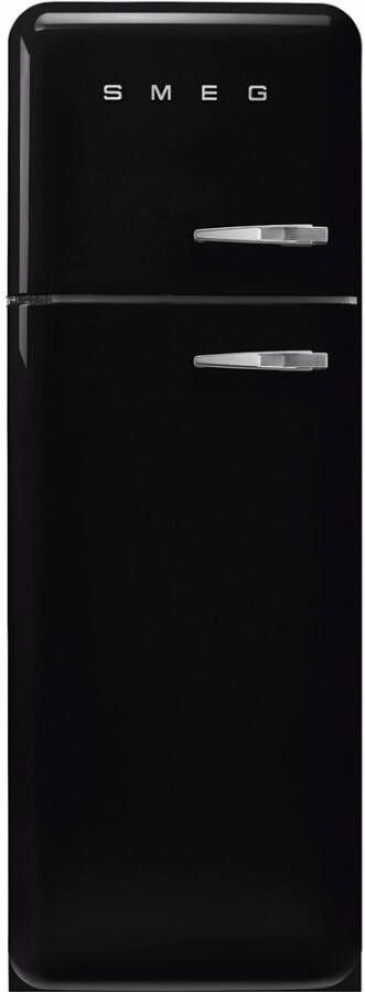 Smeg koelvriescombinatie FAB30LBL5 Linksdraaiend(Zwart )