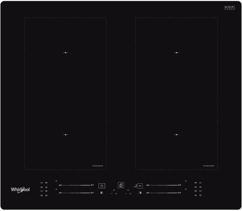 Whirlpool WL S1360 NE Inductie inbouwkookplaat Zwart