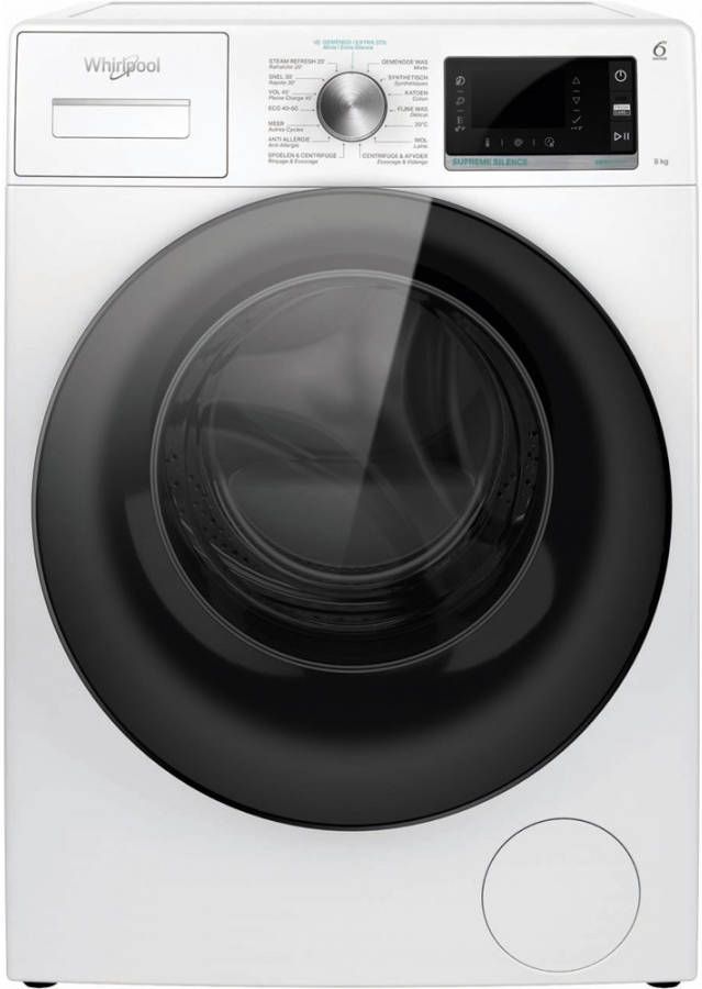 Whirlpool W6 W845WB BE Wasmachine Wit
