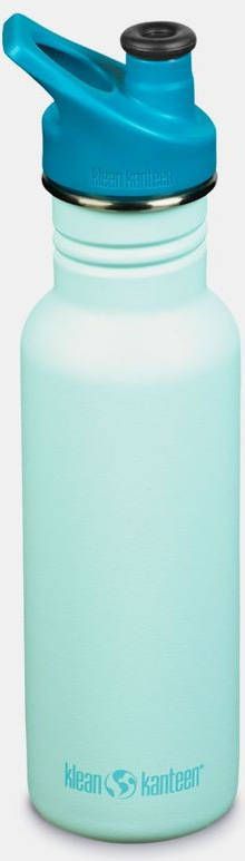 Klean Kanteen KK Classic Narrow 18OZ(Met Sport Cap)Gebroken Wit/Zwart