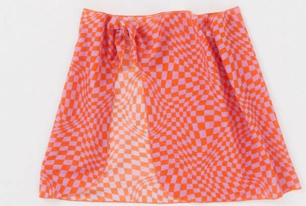 Sam Friday Retro pareo met ruitdessin