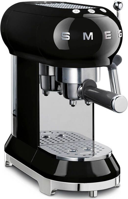 Smeg Espressomachine 1350 W Zwart 1 Liter Ecf01bleu