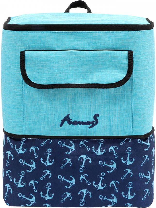 AnemosS Sailboat Koeltas Koelrugzak Lunchtas Blauw 17l