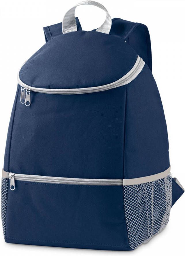 Merkloos Koeltas Rugtas/rugzak Blauw 28 X 14 X 34 Cm 10 Liter Koeltas
