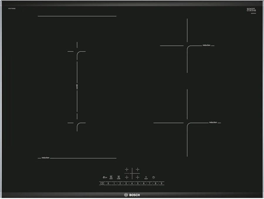 Bosch PVS775FB5E Inductie inbouwkookplaat Zwart