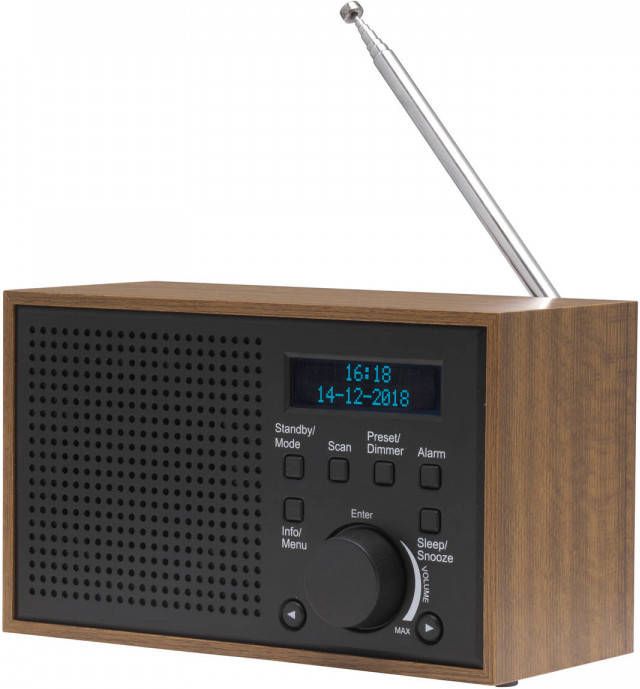 Denver DAB-46 Darkgrey DAB+ Digital Radio Donkergrijs
