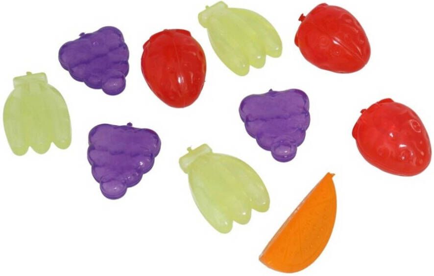 Gerimport Ijsblokjes Fruit Herbruikbaar 6 X 3 Cm 10 Stuks
