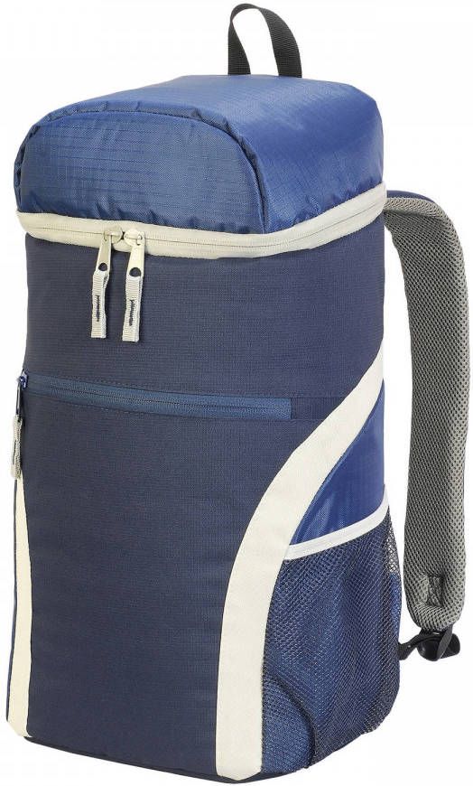 Shugon Grote Koeltas Rugtas/rugzak Navy/grijs 18 X 23 X 47 Cm 19 Liter Koeltas