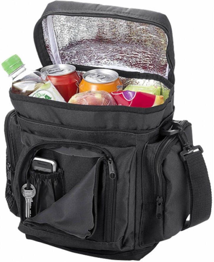 Merkloos Kleine Zwarte Koeltas 27 Cm 8 Liter Koeltas