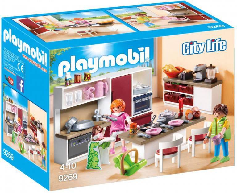 Playmobil ® Constructie speelset Leefkeuken(9269 ), City Life Made in Germany