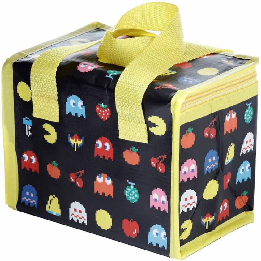 Puckator Kleine Lunch Koeltas Pac man Print 21 X 16 X 14 Cm 4, 7 Liter Koeltas