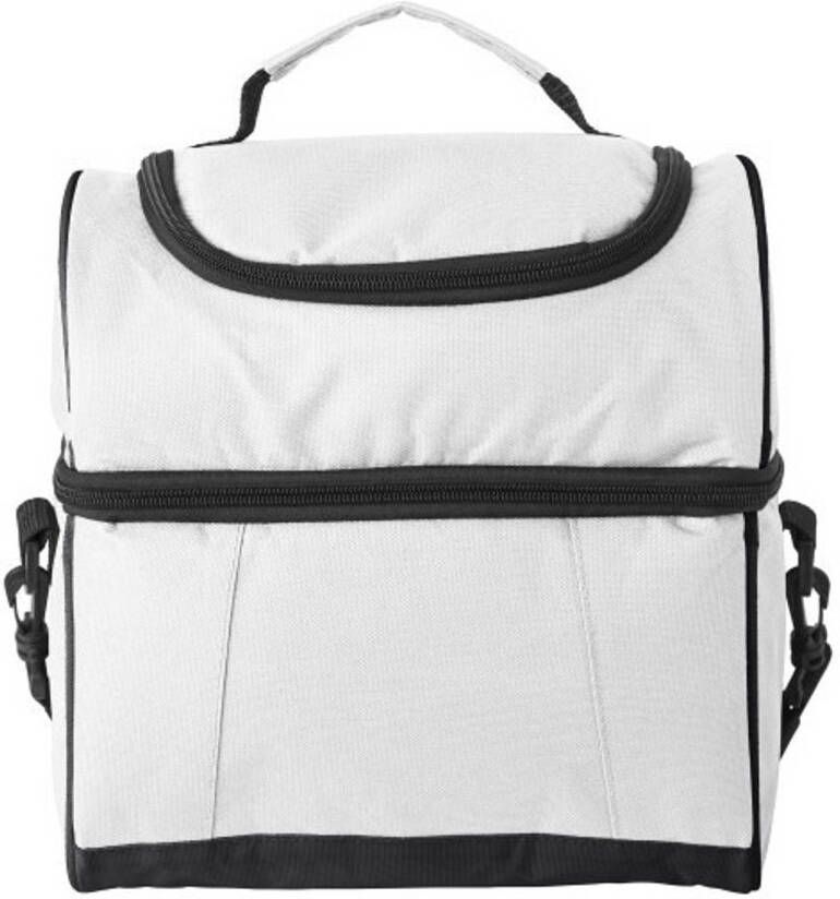 Trendoz Handige Koeltas Wit/zwart 12 Liter Koeltas