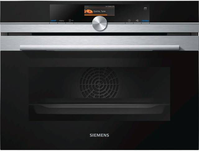 Siemens CS656GBS2 inbouw combi-stoomoven met FullSteam stoom en...