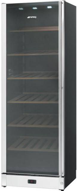 Smeg SCV115AS linksdraaiende vrijstaande wijnklimaatkast
