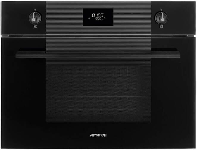 Smeg SF4101MCNO Inbouw combi magnetron Zwart