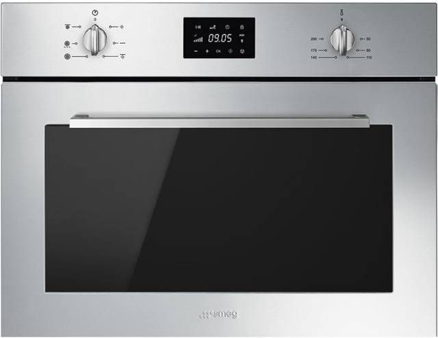 Smeg SF4400MCX inbouw combimagnetron met boven-/onderwarmte en...