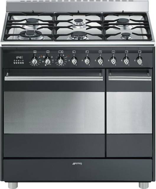 SMEG SNLK926MA9 gasfornuis met 2 ovens