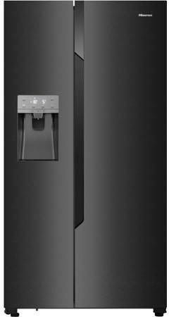 Hisense RS694N4TF2 Amerikaanse Koel Vriescombinatie Black Steel Look