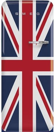 Smeg FAB28LDUJ5 Union Jack Koelkast met vriesvak Blauw