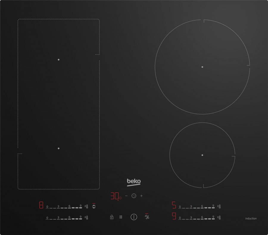 Beko HII64730UFT Inductie inbouwkookplaat Zwart