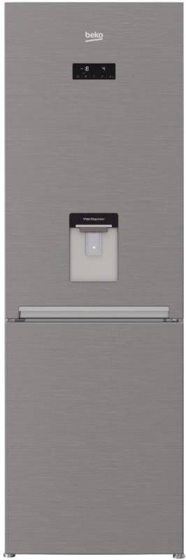 Beko RCNE365E20DZX Koelvriescombinaties Roestvrijstaal - Koelkastwebshop.nl