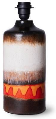 HKliving Lampenvoet Retro geglazuurd steen