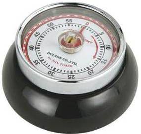 Zassenhaus Set Van 2 Magnetische Kookwekker Zwart Retro collection