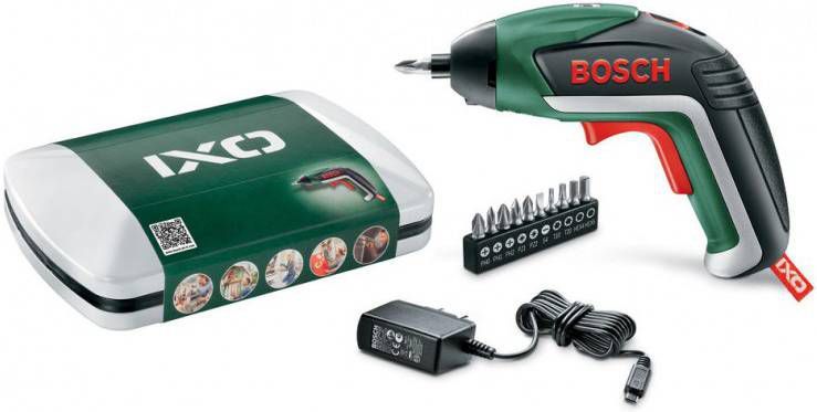 Bosch IXO V Basic 3.6V Li Ion accu schroefmachine set(1.5Ah ingebouwd)in tinnen giftbox