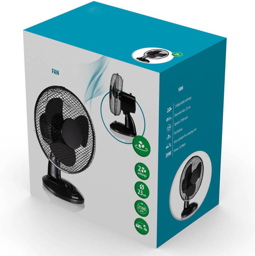 Tristar VE-5924 Tafelventilator 20W 2 Stappen 23cm