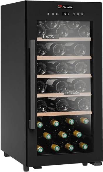 Cstore Climadiff Cd41b1 Wijnkast Met Dubbele Zone 41 Flessen Vrijstaand L40cm X H 85.5cm