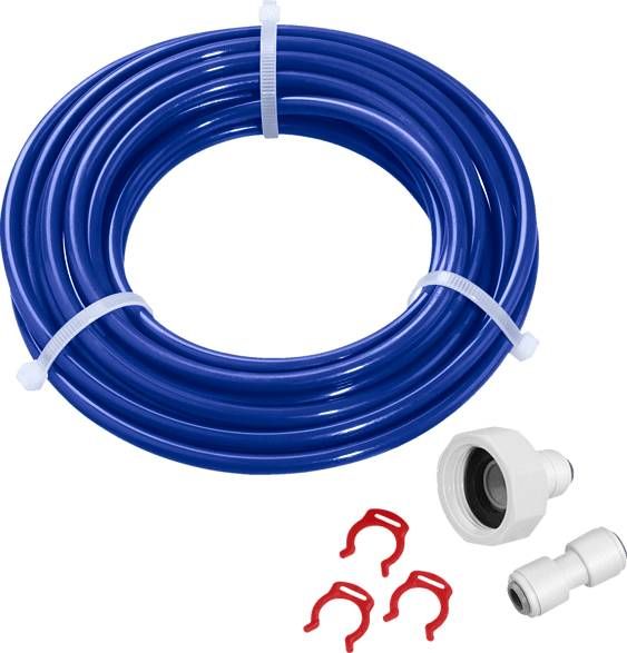 Xavax Water connectie kit voor Amerikaanse koelkast Koolstoffilter Blauw