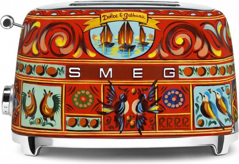 Smeg Dolce & Gabbana Sicily is my Love broodrooster 2 slots TSF01DGEU