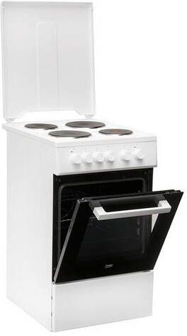 Beko FSS56000GW Elektrisch fornuis Zwart