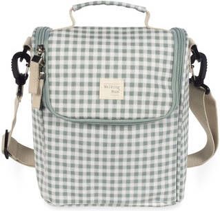 Walking Mum Thermoszak I Love Vichy, groen