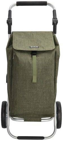 Beagles boodschappentrolley met koelvak Alberic olijfgroen