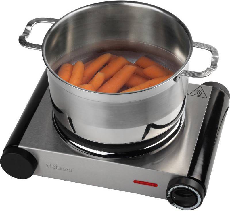 Tristar Vrijstaande Kookplaat RVS KP 6191 Kookplaat