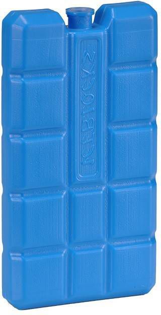 Shoppartners 1x Blauwe Koelelement 400 Gram 9 X 16 Cm Koelblokken/koelelementen Voor Koeltas/koelbox