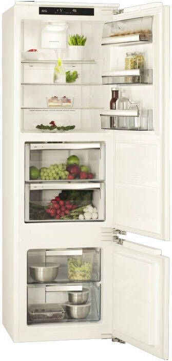 AEG 9000 serie LongFresh 0° Koel/vrieskast inbouw 178 cm SCE818E9ZC